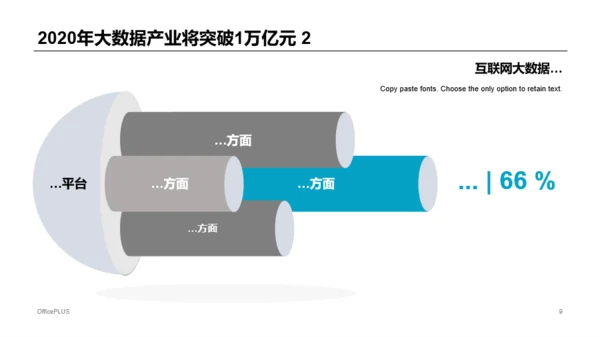 多色插画风互联网+大数据主题毕业答辩PPT素材下载