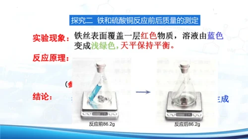 第五单元课题1质量守恒定律课件(共26张PPT内嵌视频)-2024-2025学年九年级化学人教版20