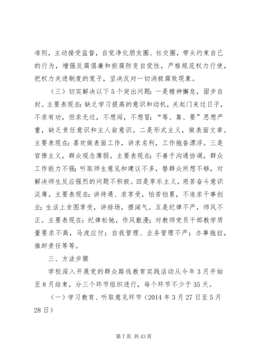 进一步深入开展党的群众路线教育实践活动实施方案.docx