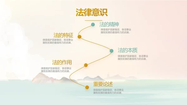 法律讲堂知识讲座培训普法宣传PPT模板