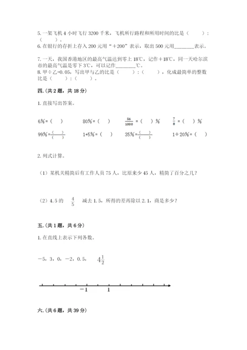 北师大版六年级数学下学期期末测试题【综合题】.docx