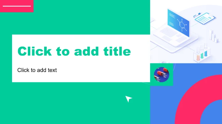 绿色微立体智慧医疗通用PPT主题