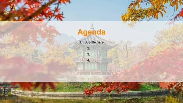 黄色简约实景风旅行攻略旅游计划主题模板