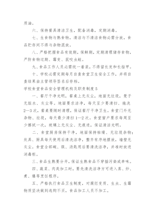 学校食堂食品安全管理机构及职责制度.docx