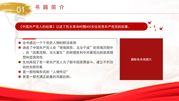 《中国共产党人的故事》书籍简介分享PPT课件