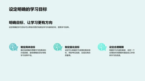 提升学习效率讲座PPT模板