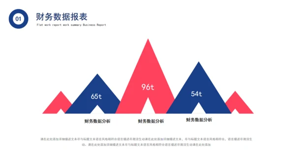 简约的财务数据分析通用PPT报告