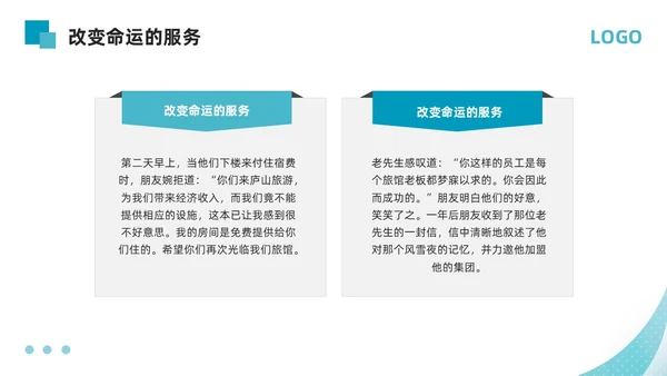 蓝色简约如何提高主动服务意识PPT模板宣传PPT动态PPT