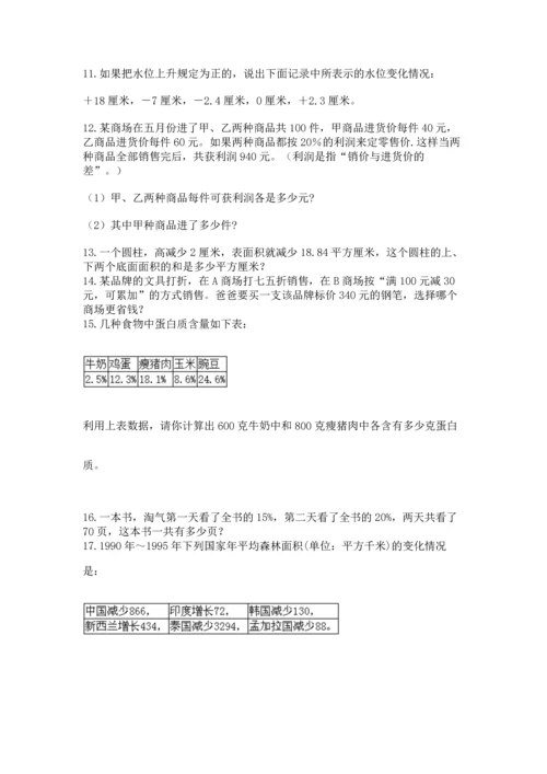 六年级小升初数学应用题50道学生专用.docx
