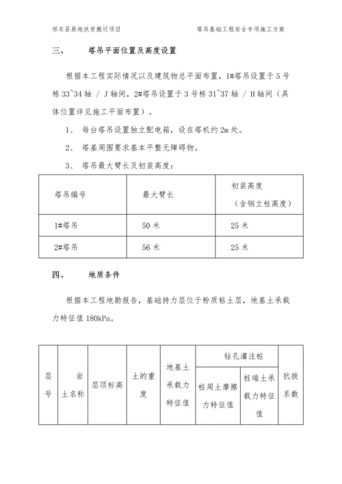 祁东县易地扶贫搬迁项目-灵官镇安置点塔吊基础方案.docx