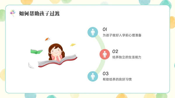 彩色水彩简约插画一年级开学家长会PPT开学家长会新生家长会家长会