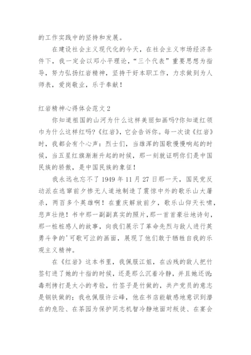 红岩精神心得体会.docx