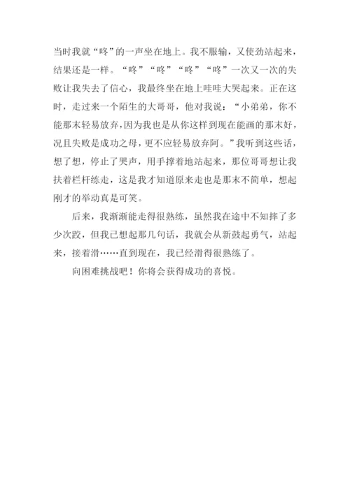 成功的喜悦作文300字.docx
