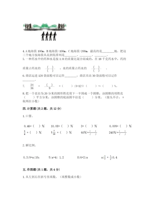 人教版六年级下册数学期末测试卷精品【预热题】.docx