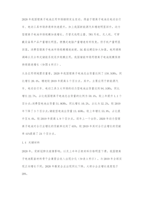 十三五期间我国锂离子电池产业发展良好.docx