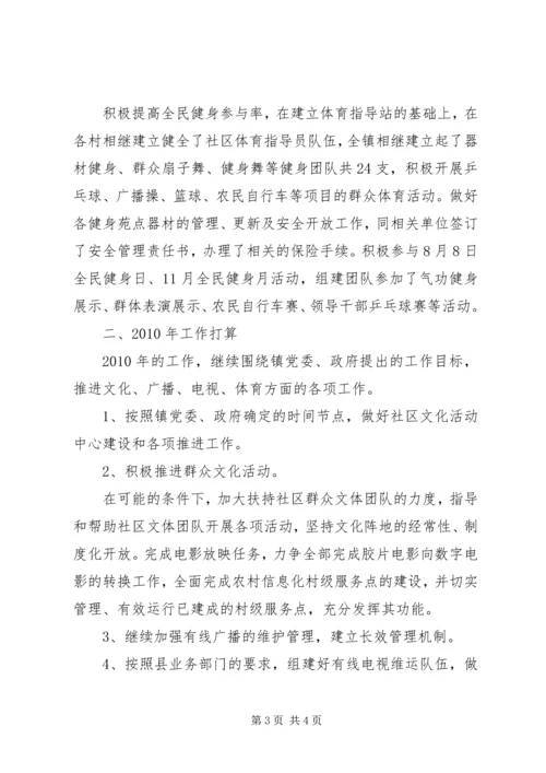 文广站工作总结和工作计划.docx