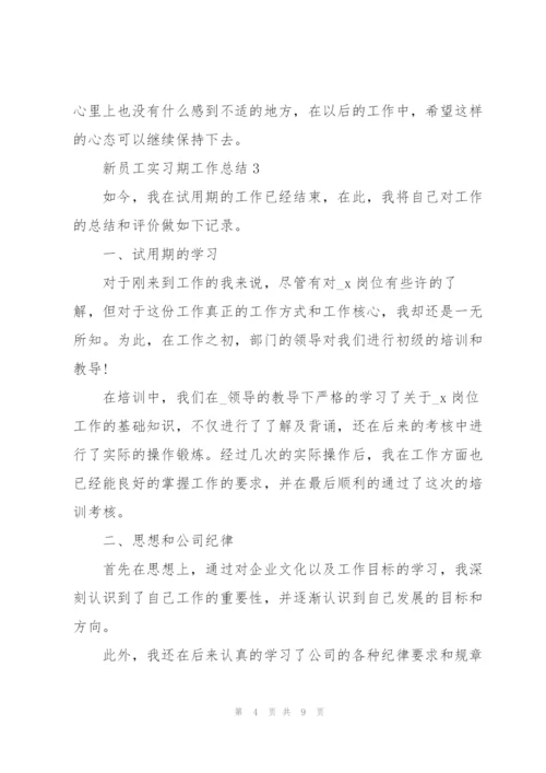 新员工实习期工作总结5篇.docx