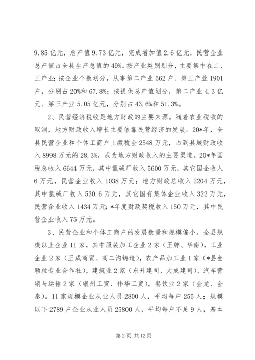 企业非公有制经济发展的思考.docx