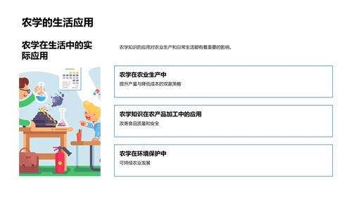 农学知识在生活中的应用PPT模板