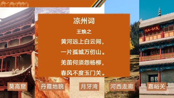 沟通中外文明丝绸之路ppt模板