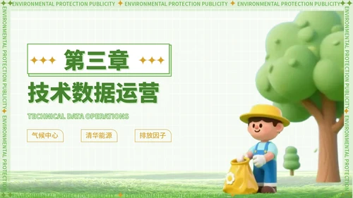 绿色潮流风世界清洁地球日