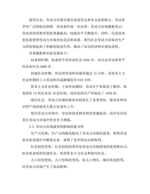 从奴隶制到现代劳动力市场的历史演变