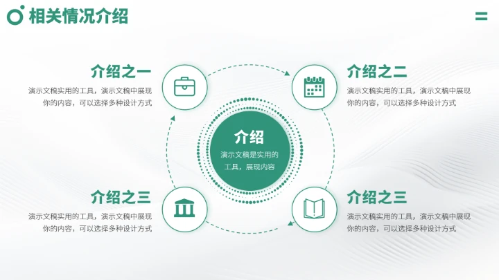 绿色高端风大学生职业生涯规划PPT模板