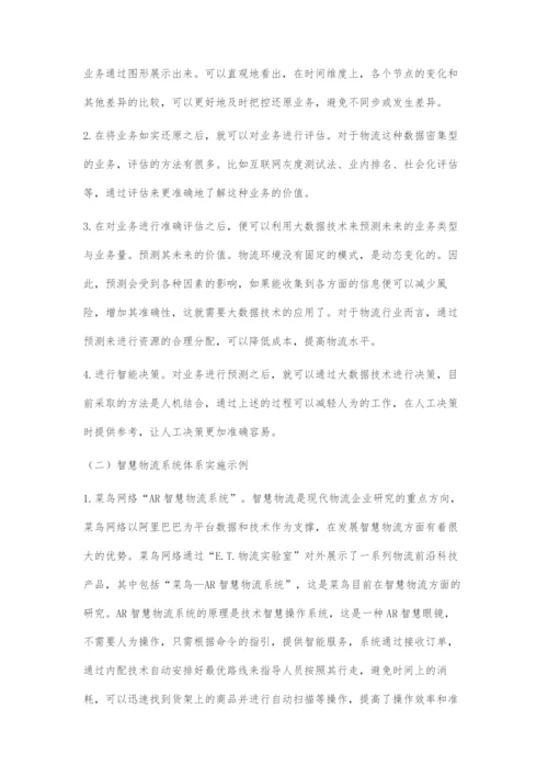 大数据时代下智慧物流系统体系构建研究.docx