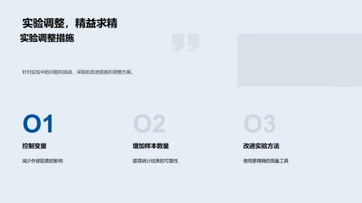 实验探索与优化