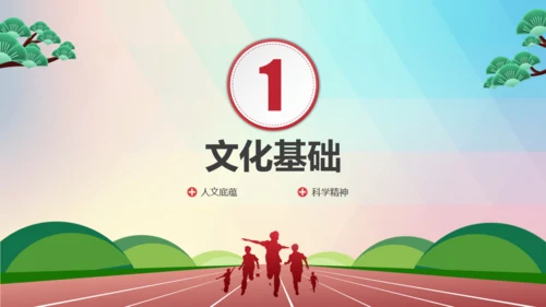 教学发展核心素养青少年培养跑道通用PPT模板