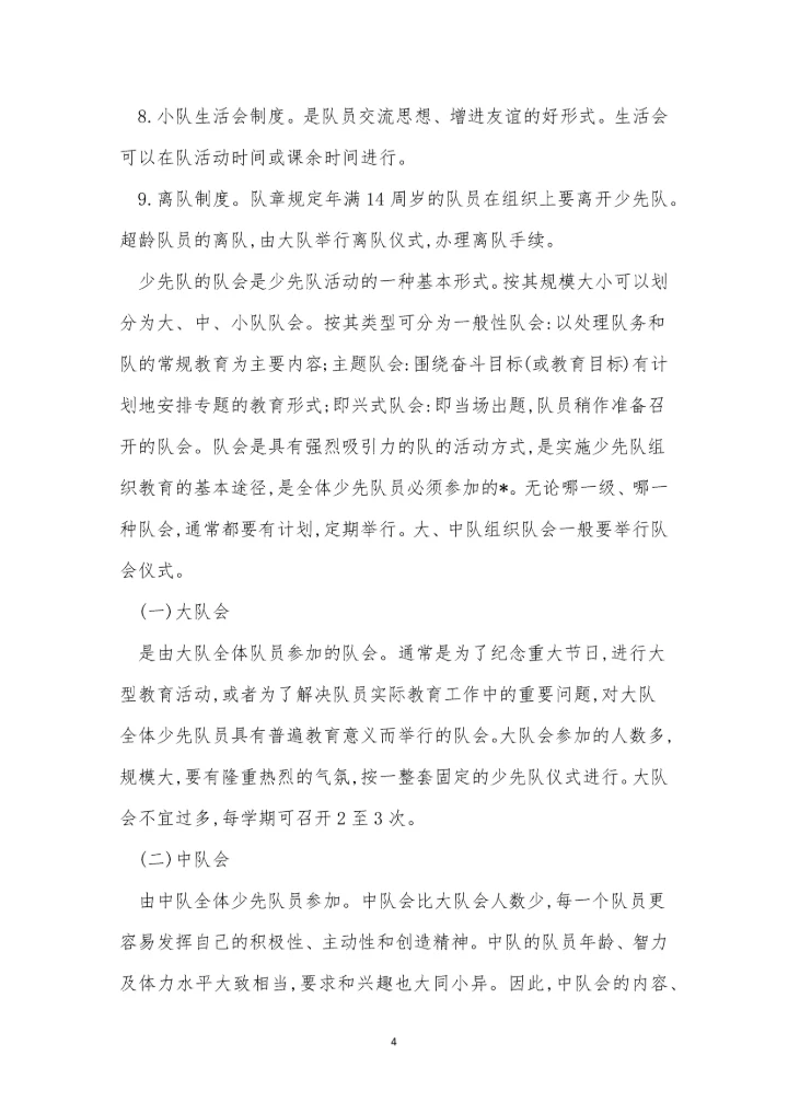少先队工作制度4篇.docx