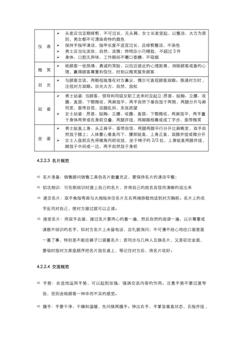 汽车四S店重点标准销售标准流程.docx