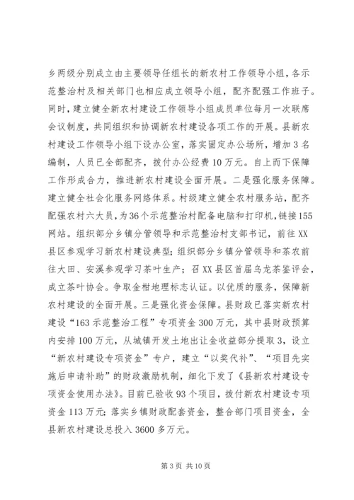 县新农村建设工作情况汇报 (4).docx