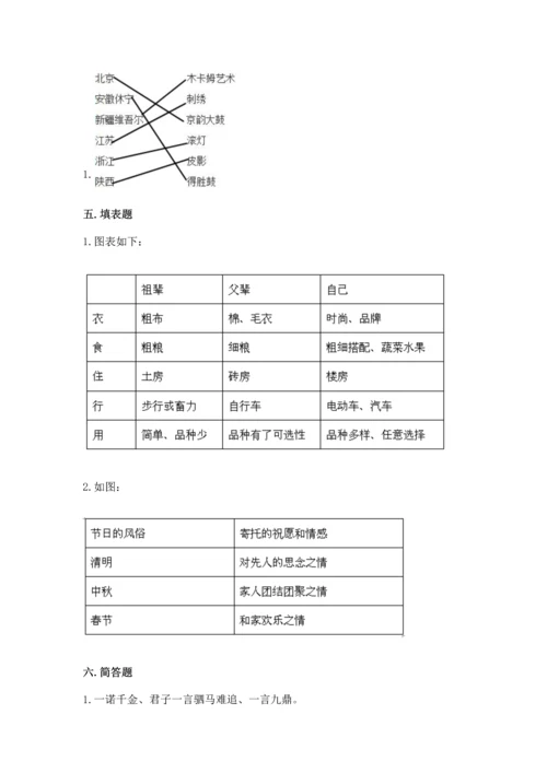 部编版小学四年级下册道德与法治《期末测试卷》含完整答案（必刷）.docx