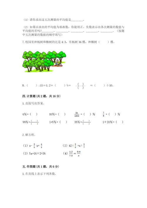 冀教版小学六年级下册数学期末检测试题精品【历年真题】.docx