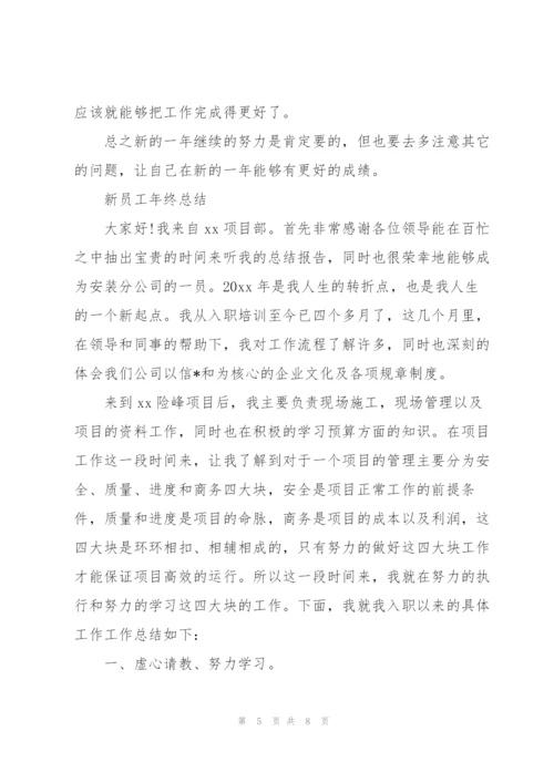 新员工年终总结.docx