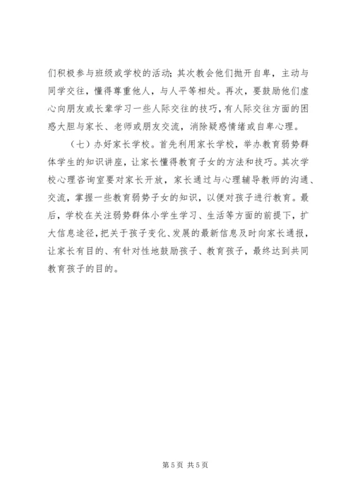 关于救济弱势群体的思考 (3).docx