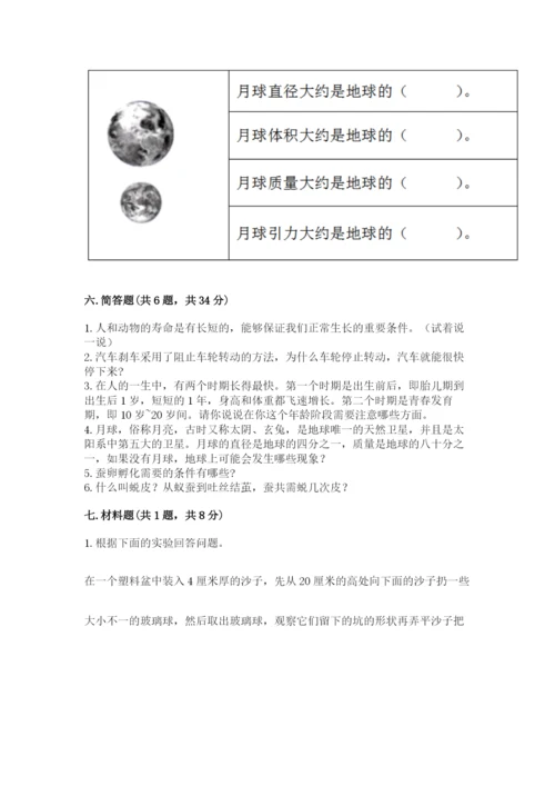 教科版小学科学三年级下册期末测试卷【巩固】.docx