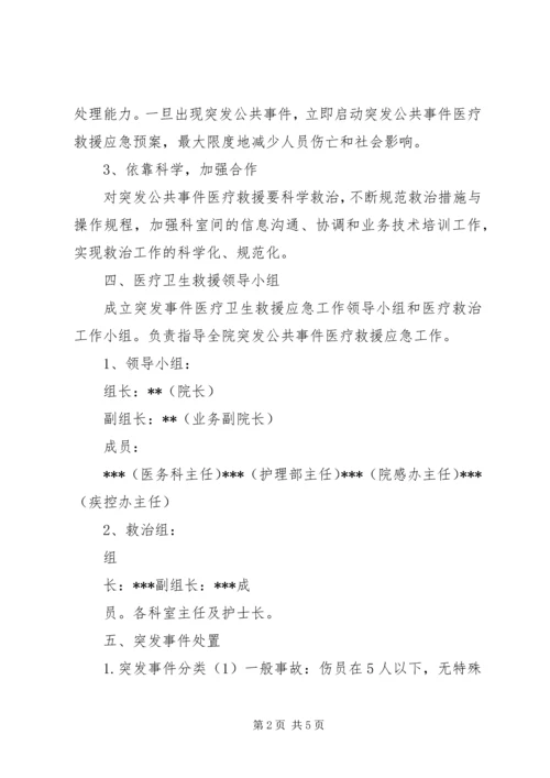 重大突发事件医疗卫生救援应急演练方案 (5).docx