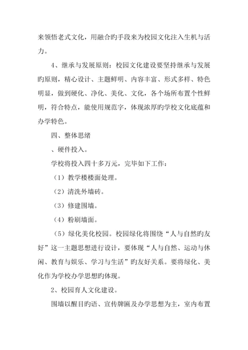 小学校园主题性文化建设实施方案.docx