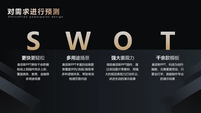 简约风并列关系4项PPT单页