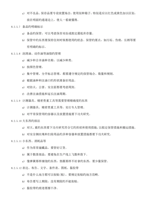 丰田汽车公司5S管理标准手册.docx