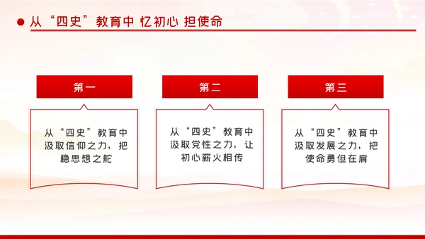 四史学习教育增强党性修养做新时代合格党员PPT模板