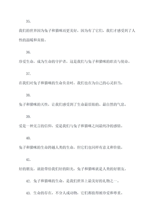 鲁迅兔和猫的名言名句