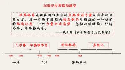 第21课冷战后的世界格局  课件