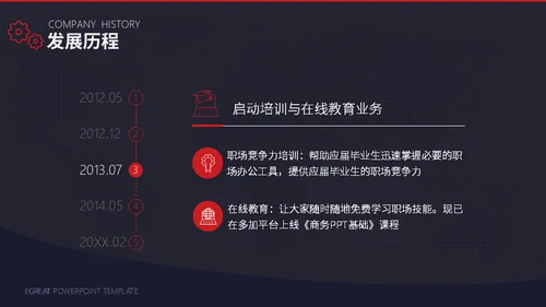 工业时代机械齿轮通用PPT模板