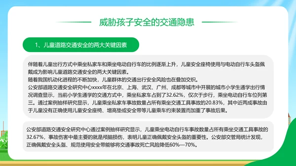文明交通你我同行PPT模板