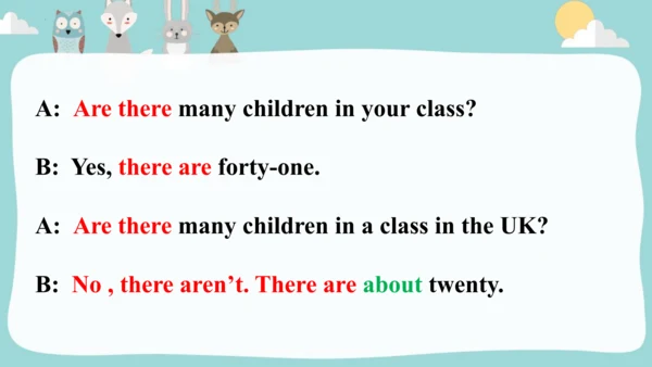 Module7 Unit 1 Are there many children in your cla