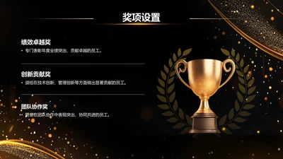 创意风颁奖PPT列表