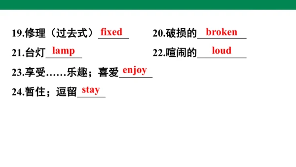 Unit 2　Last weekend专项复习课件(共63张PPT)